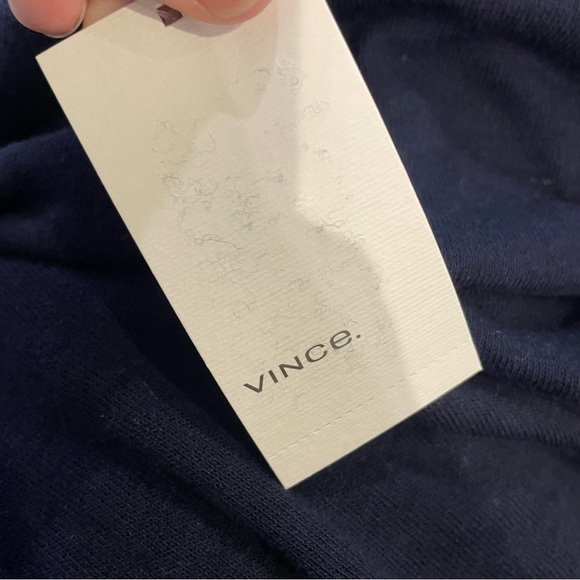 Vince Longsleeve Navy Blue crew neck size Small - Picture 3 of 4